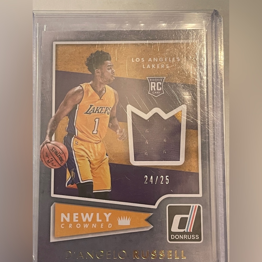 2015-16 Donruss Newly Crowned D'ANGELO RUSSELL Rookie Jersey Patch